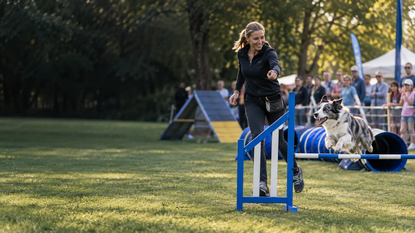 Sfeervolle impressie van huisdierenentertainment & dierenfeestjes
