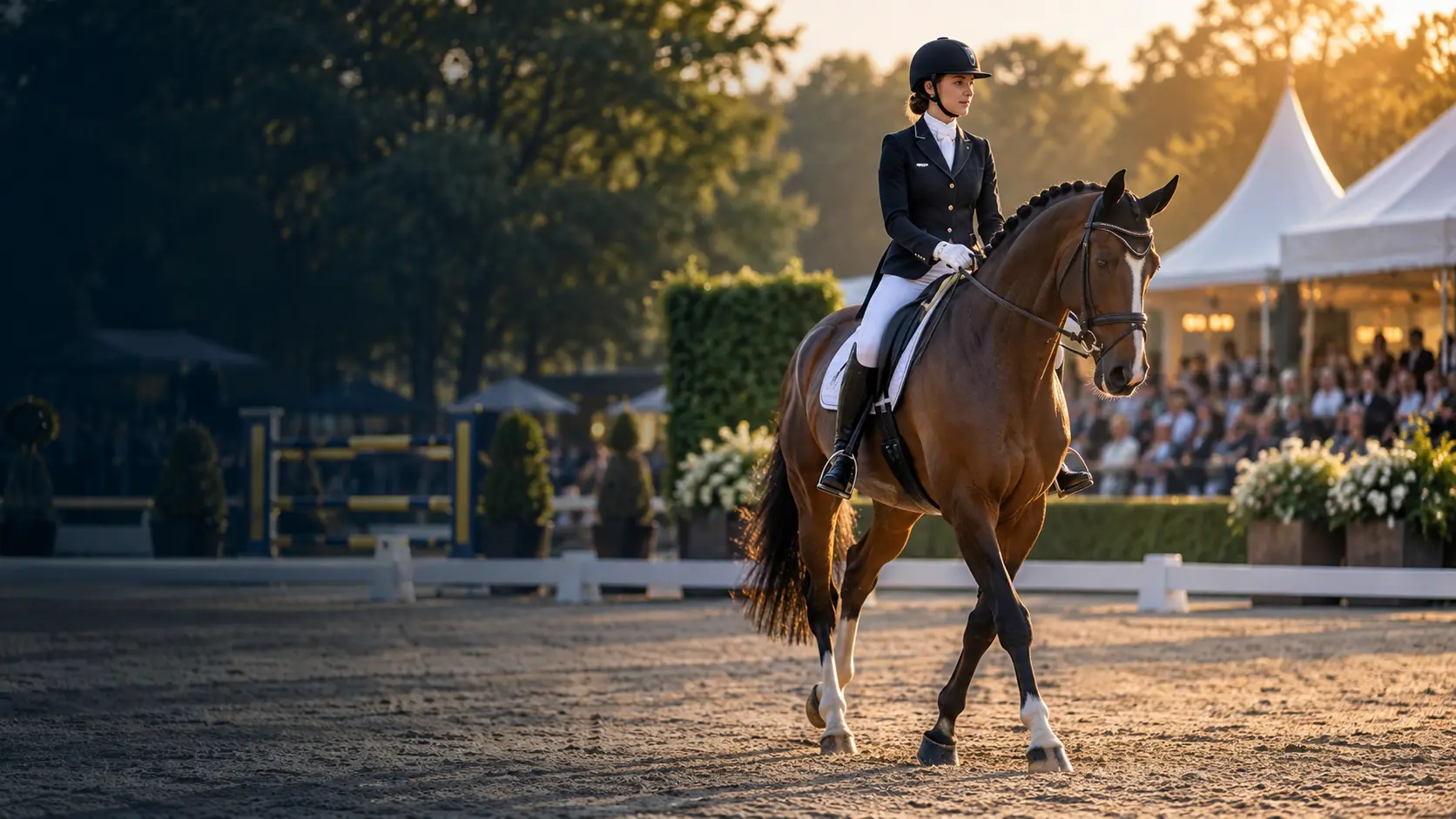 Sfeervolle impressie van hippische evenementen